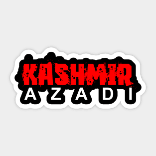 Kashmir Azadi - Free Kashmir From India Pakistan Protest Sticker